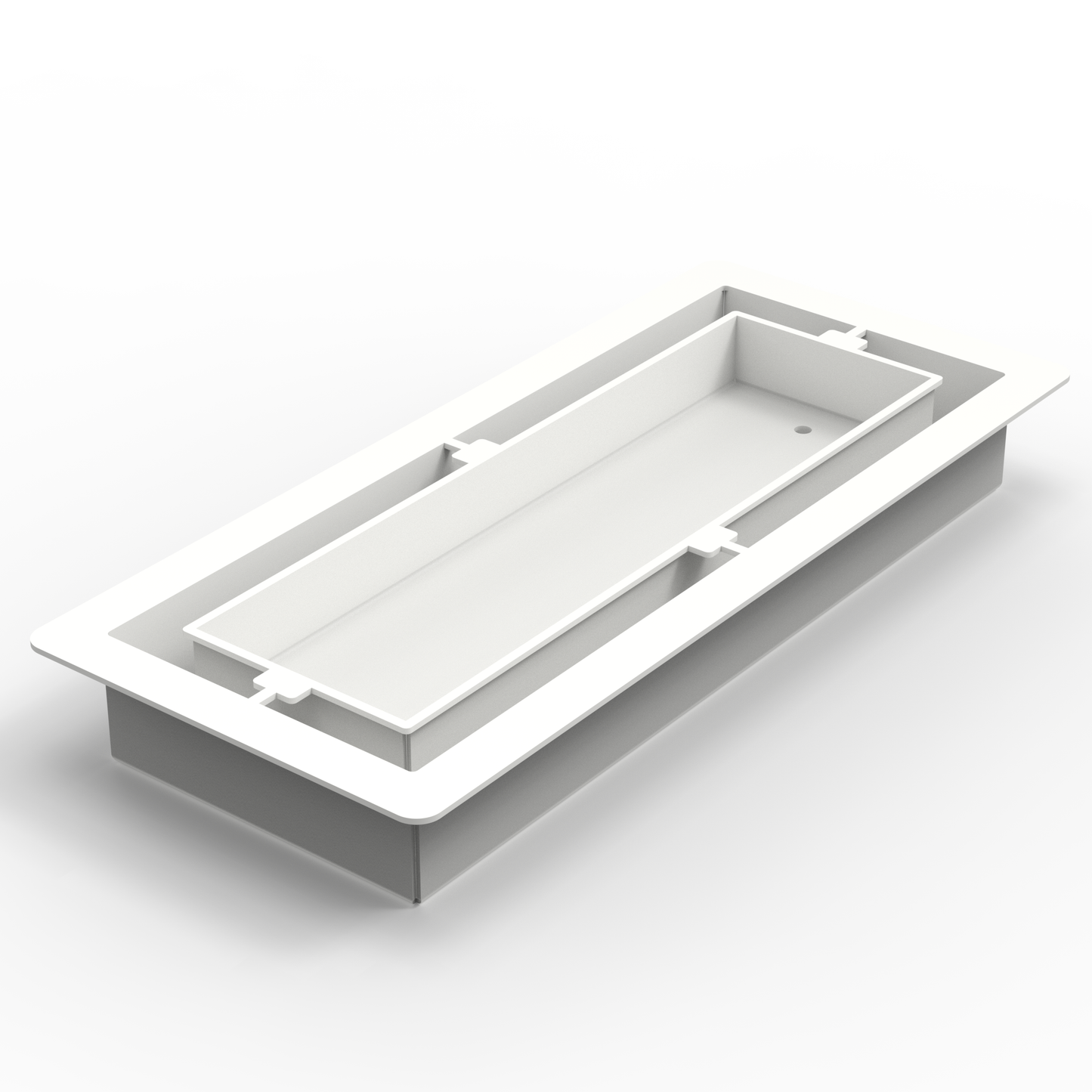 4X10 Inches (ON Model) Drop-in Aria Vent Style Floor-Matching, Floor Vent Cover