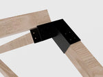 30° Single Pergola Kit for 4x4 Wood Posts