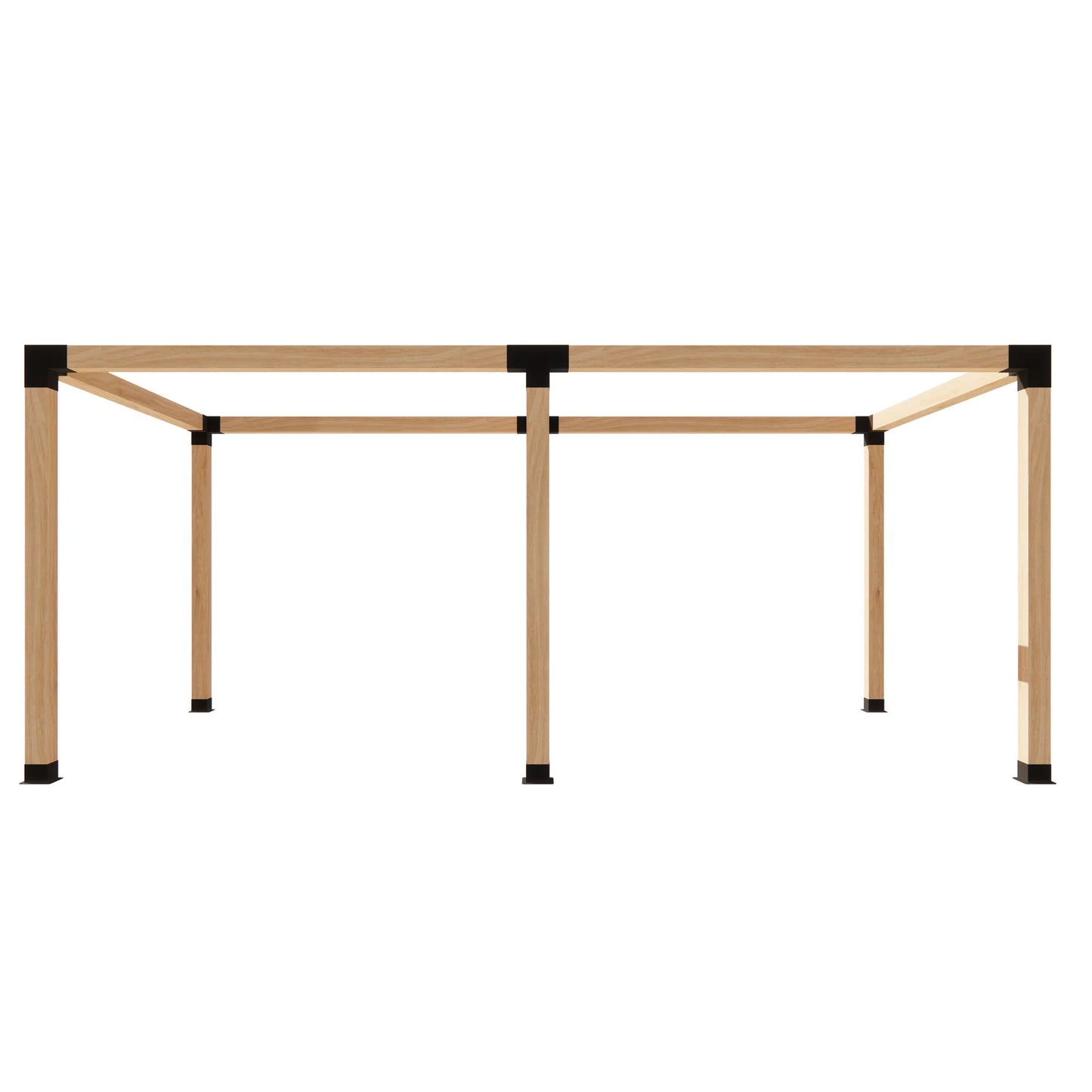 Double Pergola Kit for 6x6 Wood Posts