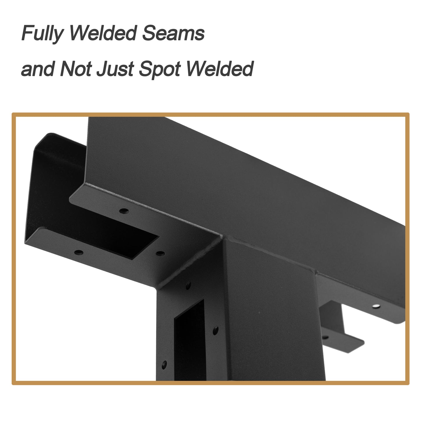 3-Arm Pergola T Bracket for 4x4 Wood Posts